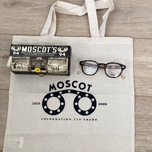 MOSCOT Lemtosh TT-Spot Tortoise with nose pads! Unisex. BRAND NEW